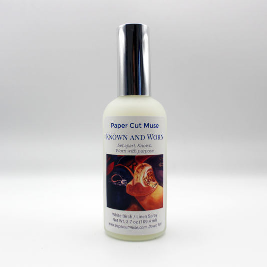 White Birch Linen Spray – Known and Worn Collection  3.7 oz ECO Room & Linen Mist