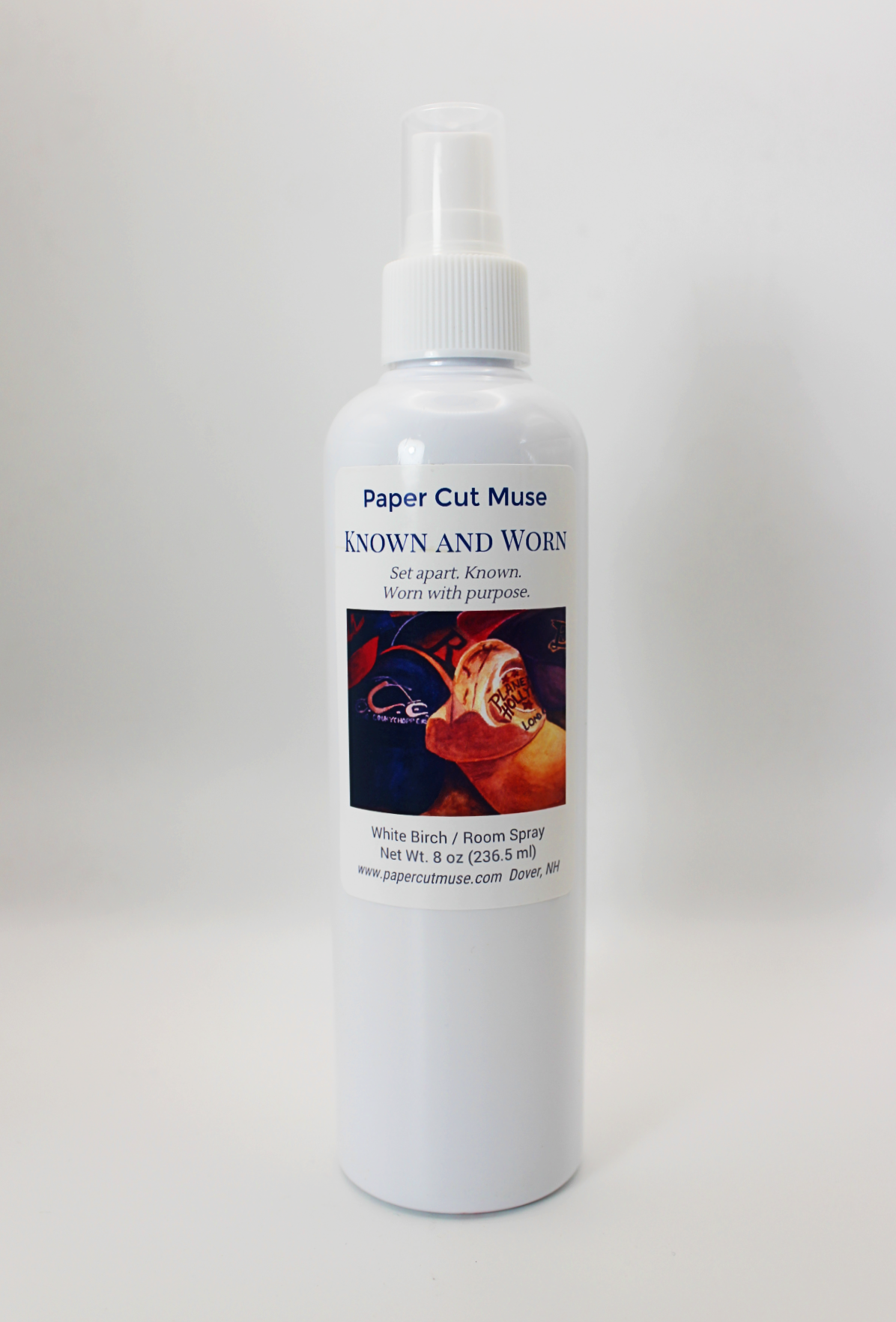 Known and Worn Room & Linen Spray – 8 oz  White Birch Scent  USA Made