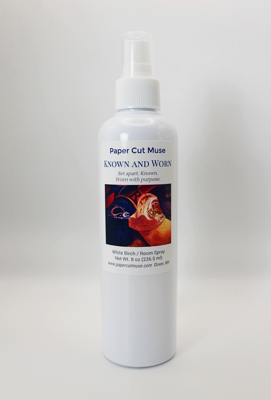 Known and Worn Room & Linen Spray – 8 oz  White Birch Scent  USA Made