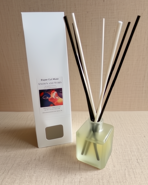 Known and Worn Reed Diffuser – White Birch Scent, 3.5 oz with Gift Box