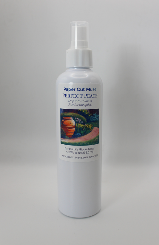 Perfect Peace Room & Linen Spray –  8 oz  Garden Lily Scent  USA Made