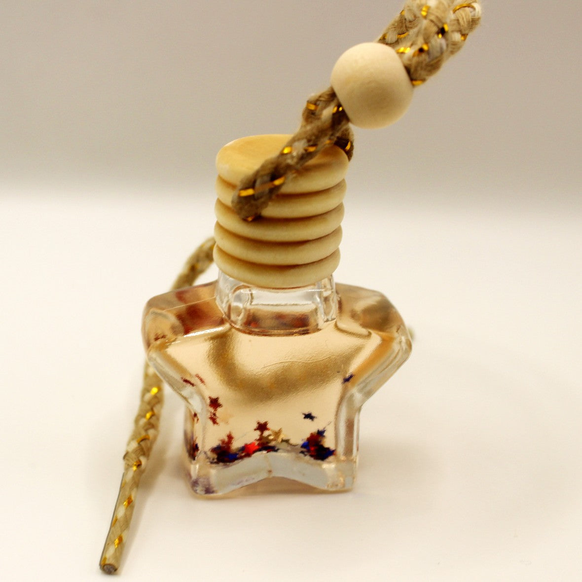 Limited Edition Star Car Diffuser – America 250 Collection  Long‑Lasting Hanging Air Freshener with Floating Red, White & Blue Glitter